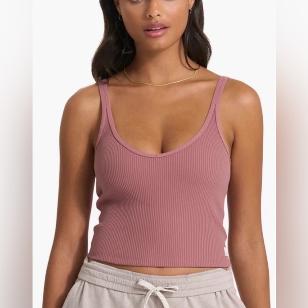 Vuori Rib Crop Tank NWT